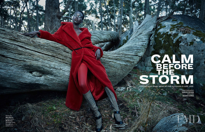 Adut Akech Bior featured in Calm Before The Storm, September 2017