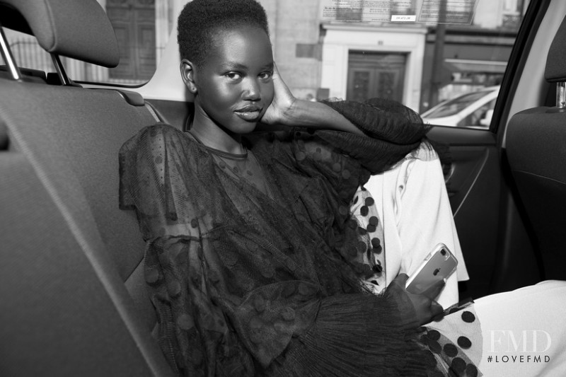 Adut Akech Bior featured in Adut in Paris, January 2018