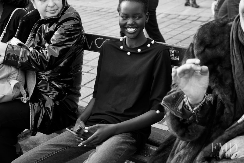 Adut Akech Bior featured in Adut in Paris, January 2018