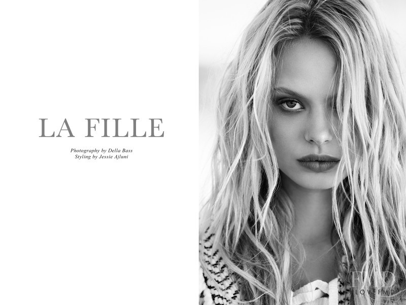 Victoria Germyn featured in La Fille, November 2016