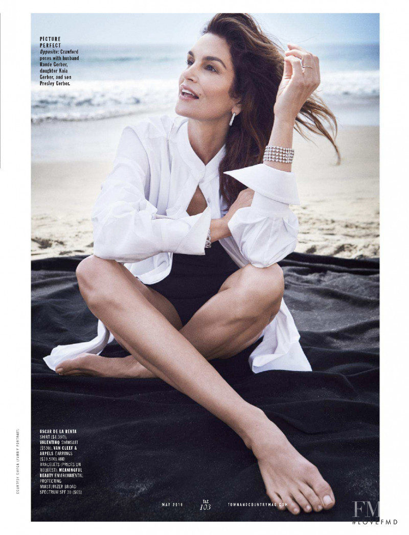 Cindy Crawford featured in Model Matriarch, May 2018