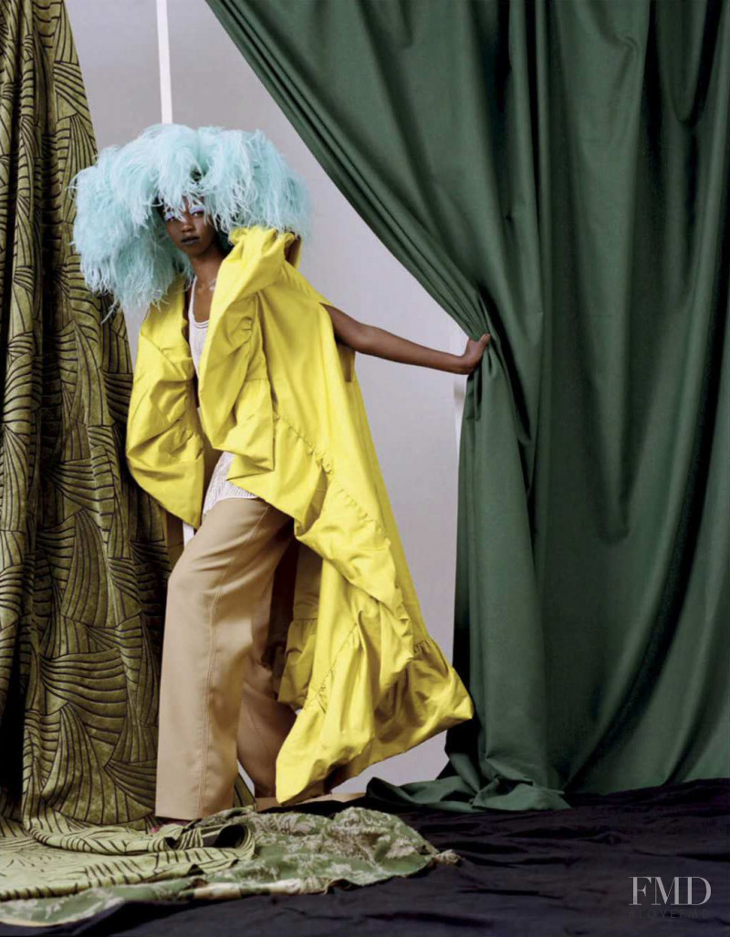 Akiima Ajak featured in Couture, May 2018