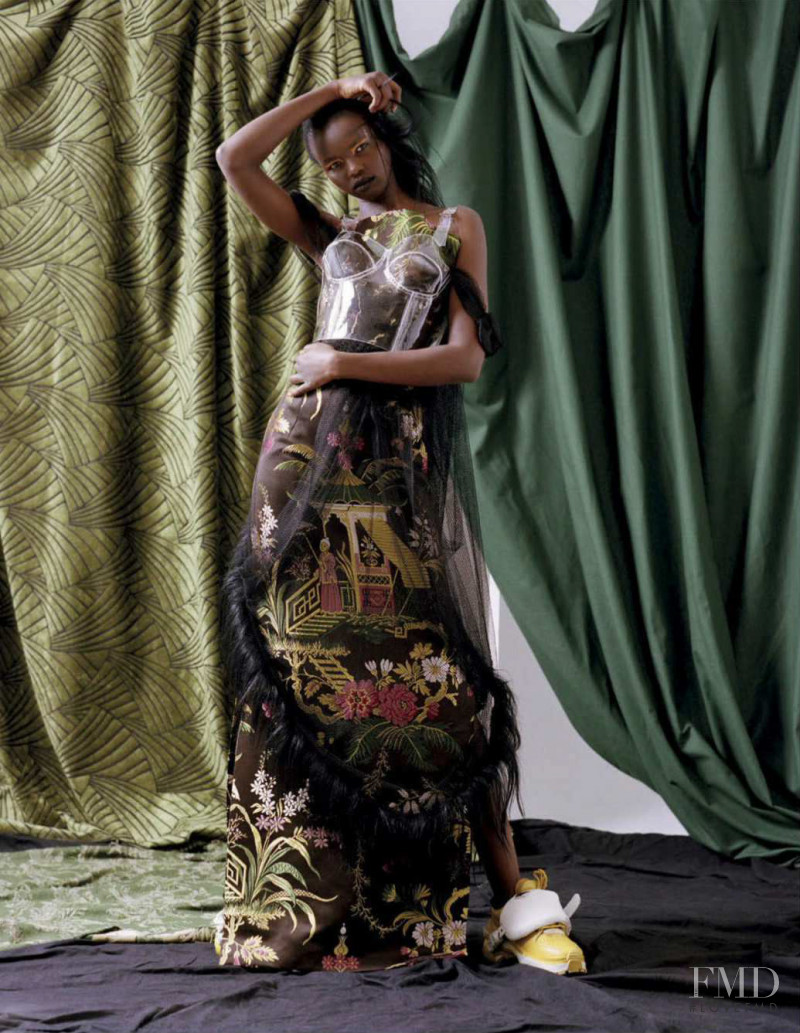 Akiima Ajak featured in Couture, May 2018