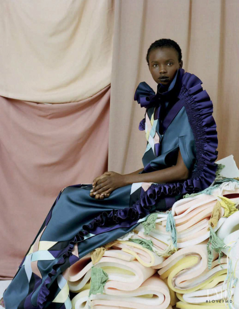 Akiima Ajak featured in Couture, May 2018