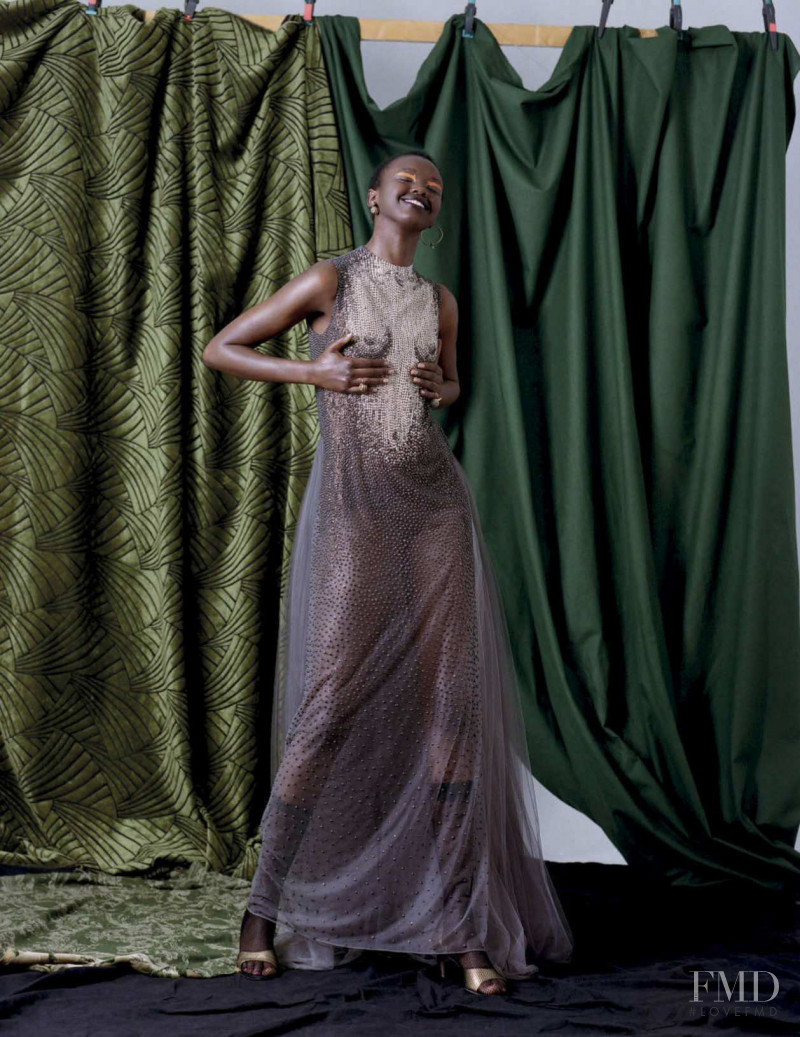 Akiima Ajak featured in Couture, May 2018