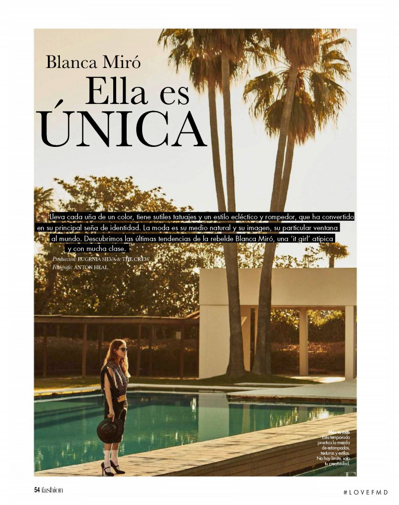 Blanca Miro Ella es Unica, May 2018