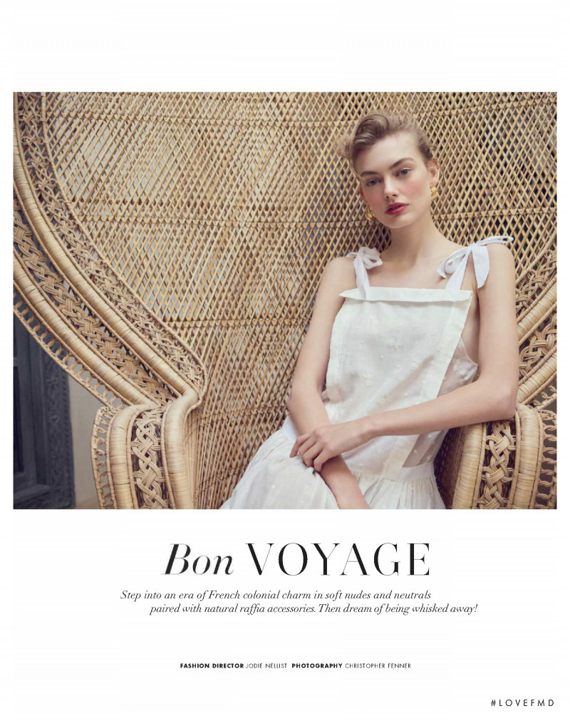 Hanna Verhees featured in Bon Voyage, June 2018