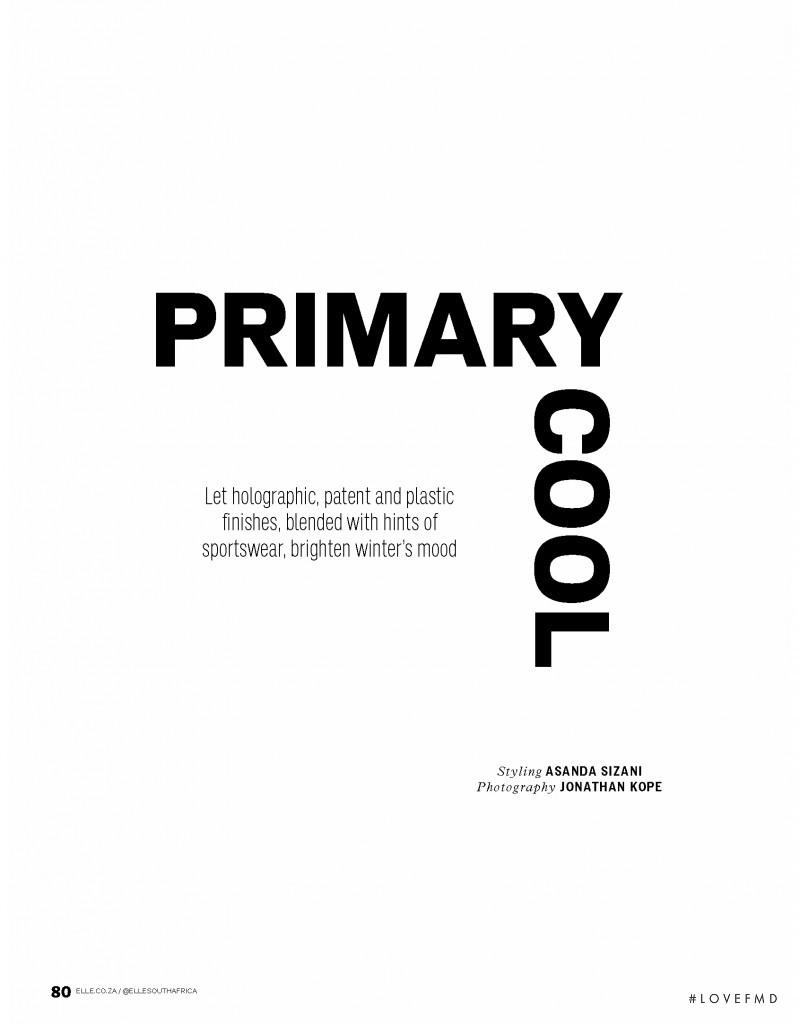 Primary Cool, May 2018