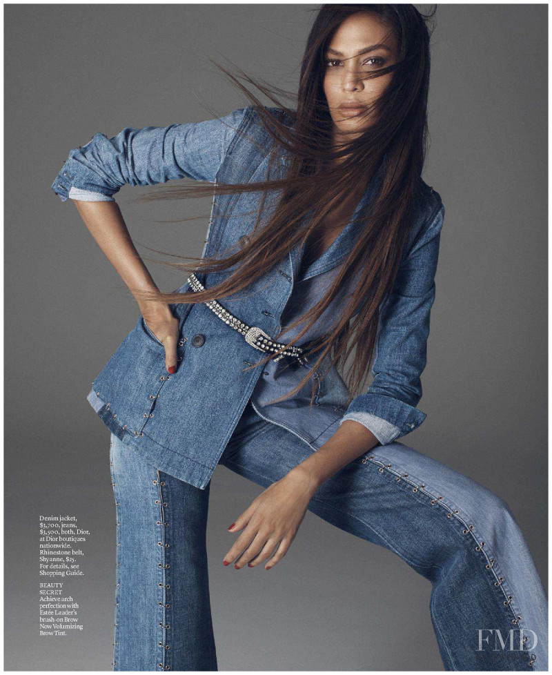 Joan Smalls featured in The Blue Wave, April 2018