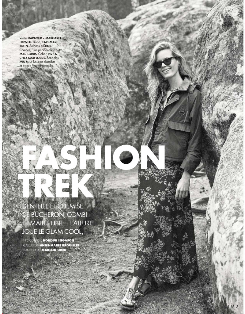 Marlijn Hoek featured in Fashion Trek, May 2018