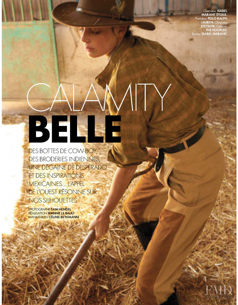 Celine Bethmann featured in Calamity Belle, May 2018