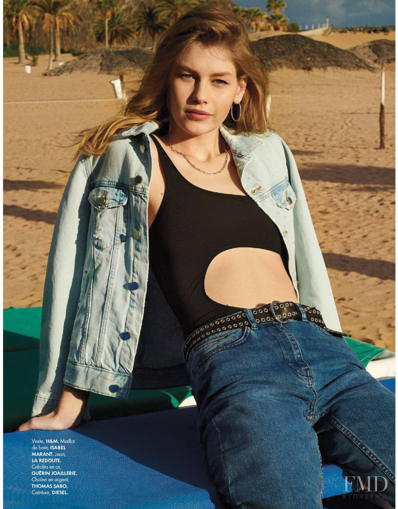 Sofia Mechetner featured in Absolute Jeans, April 2018
