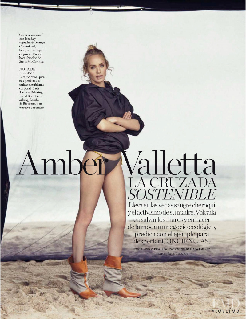 Amber Valletta featured in Amber Valletta La Cruzada Sostenible, June 2018