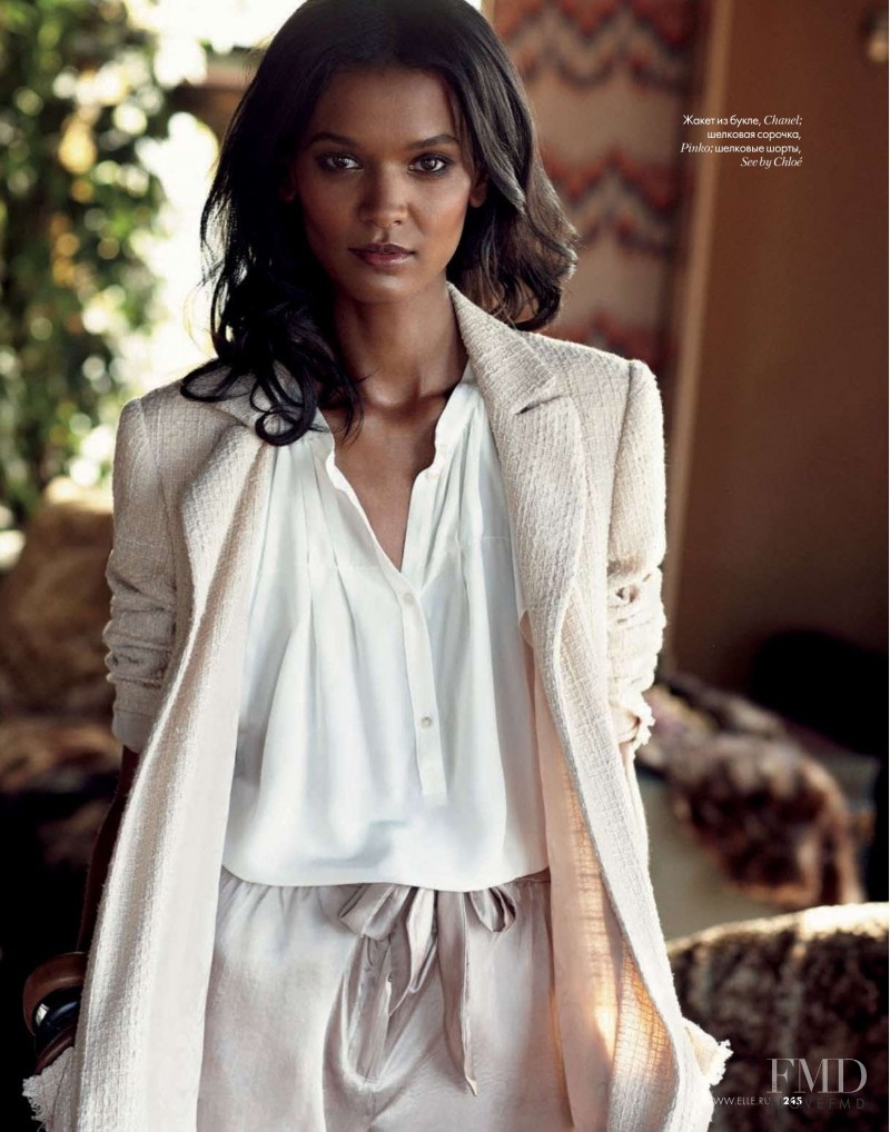 Liya Kebede featured in Lightness of Being, March 2010