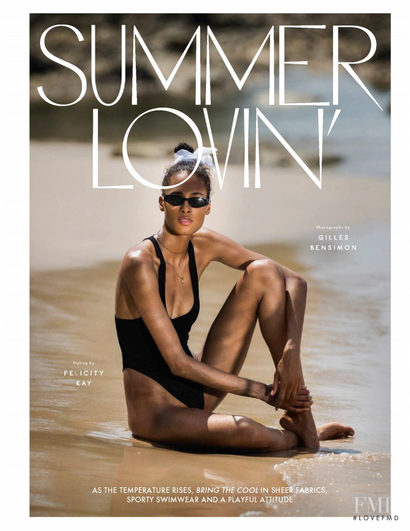 Cindy Bruna featured in Summer Lovin, June 2018