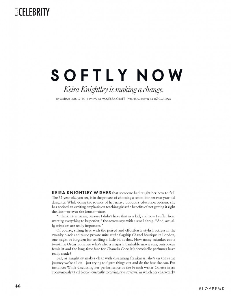 Softly Now, April 2018