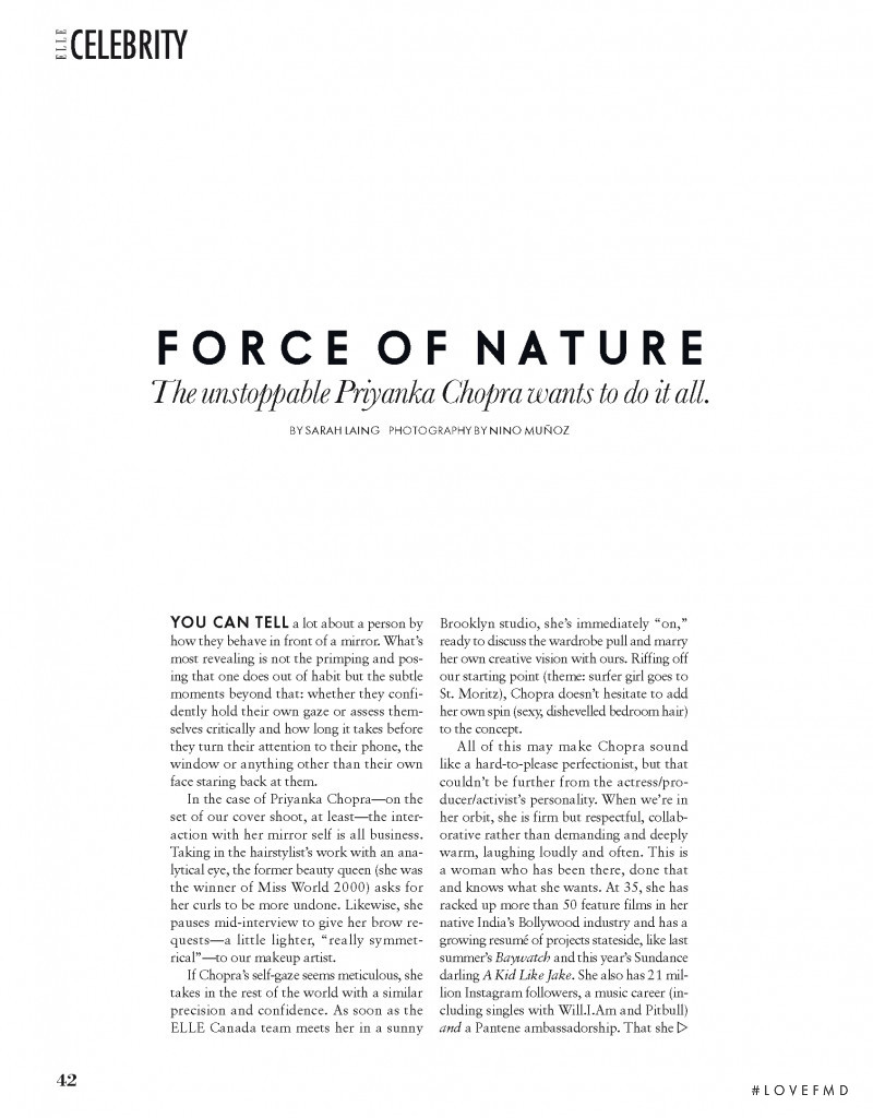 Force Of Nature, May 2018