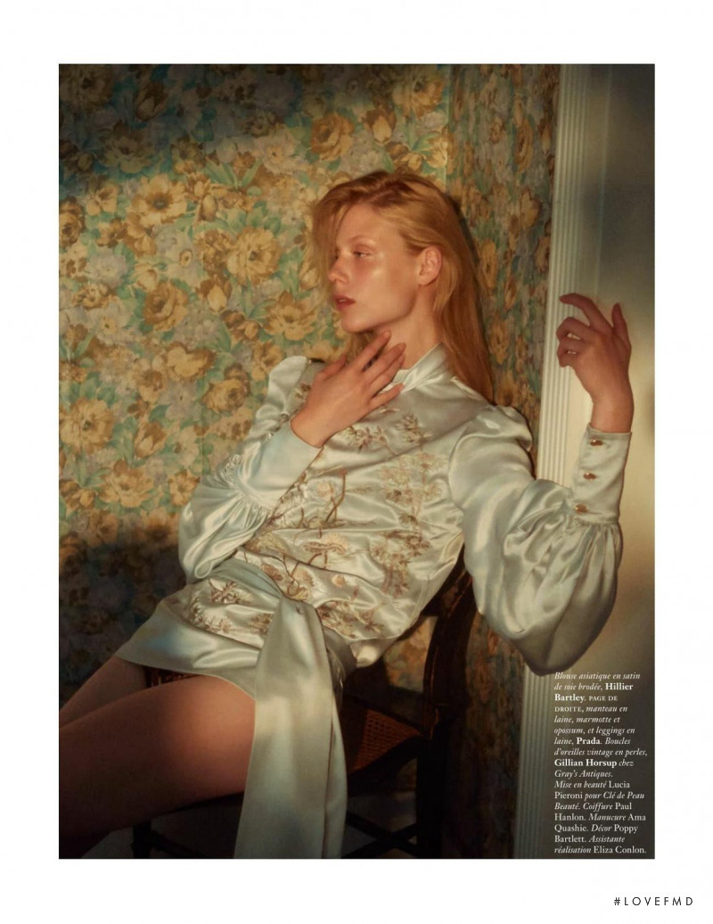 Sofie Hemmet featured in Un Peu de Fantaisie, November 2016