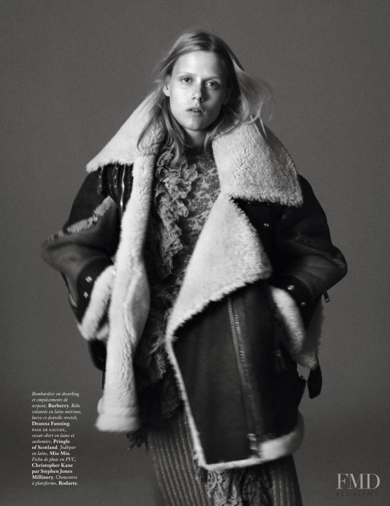 Sofie Hemmet featured in Un Peu de Fantaisie, November 2016