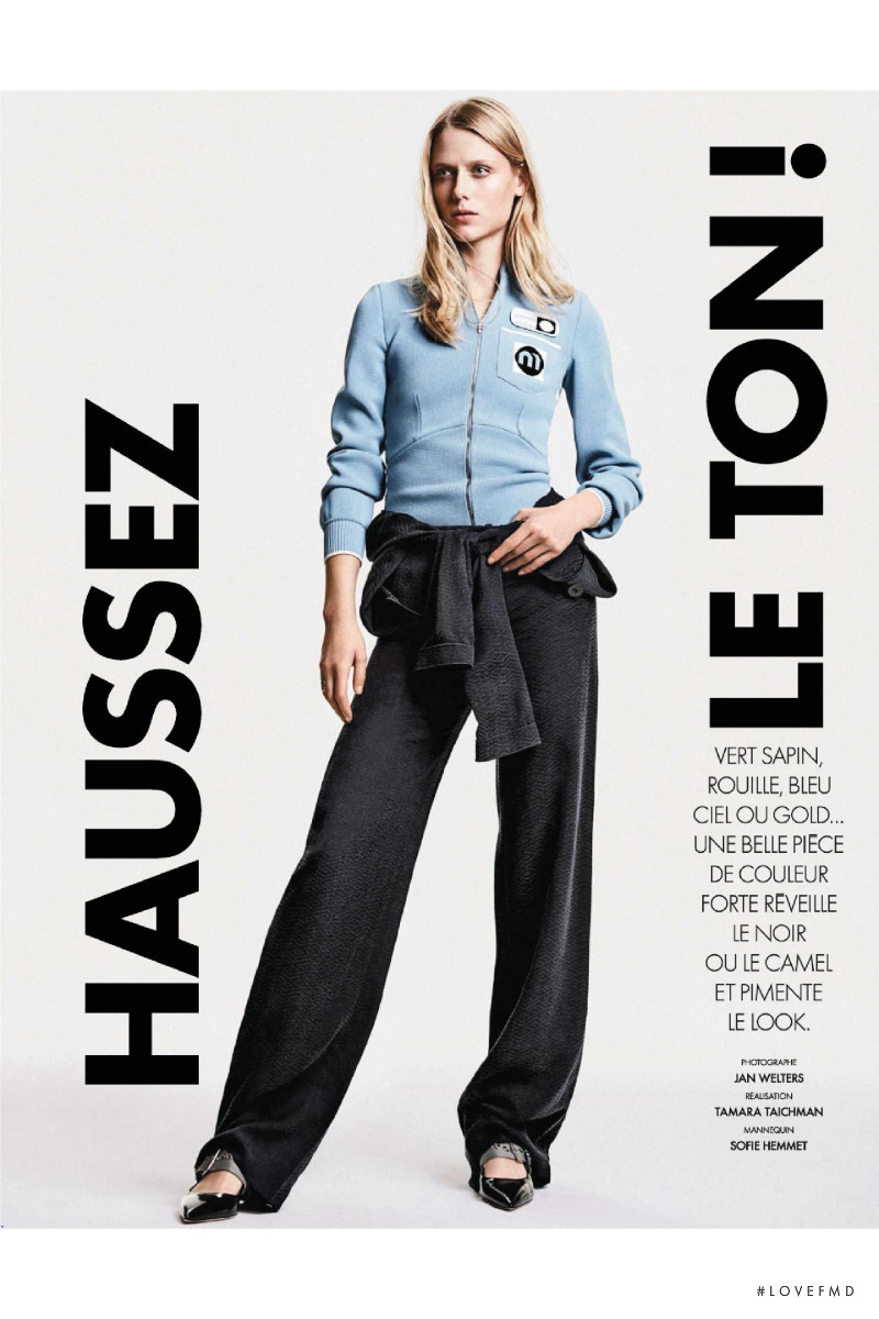 Sofie Hemmet featured in Haussez Le Ton!, December 2017