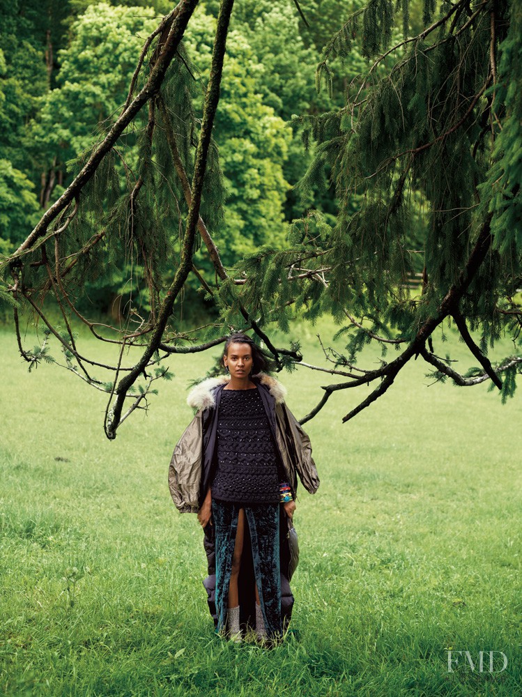 Liya Kebede featured in The Velvet Revolution, September 2012