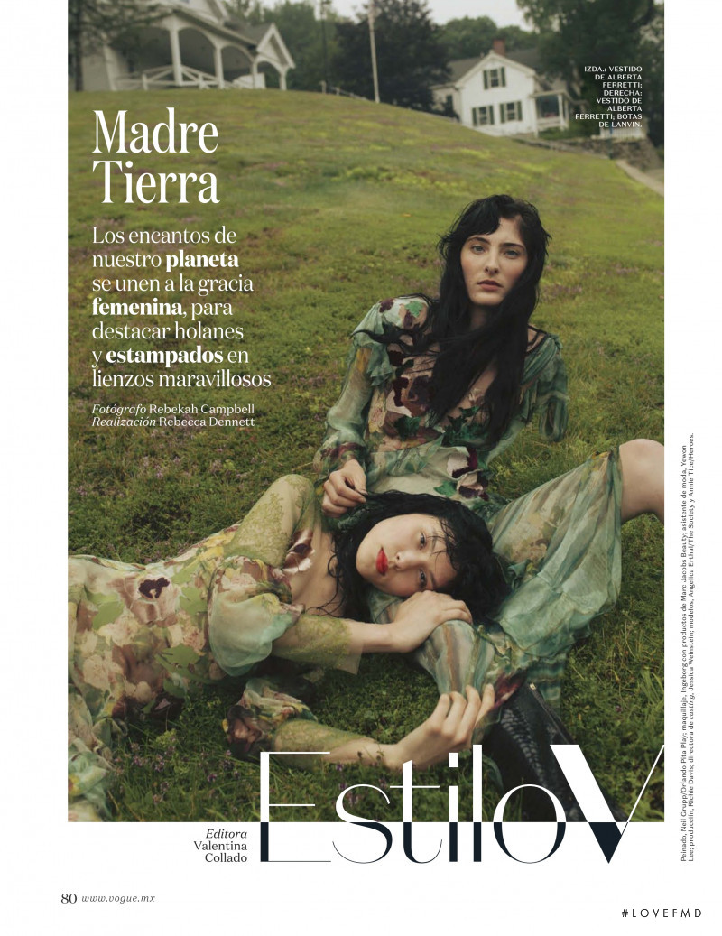 Angelica Erthal featured in Madre Tierra, November 2017