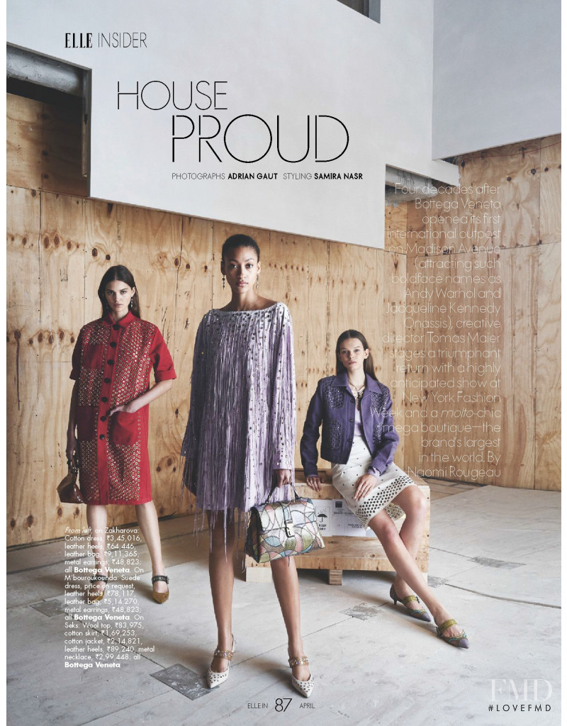 Giedre Sekstelyte featured in House Proud, April 2018