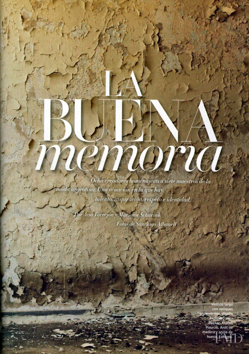 La Buena Memoria, September 2012