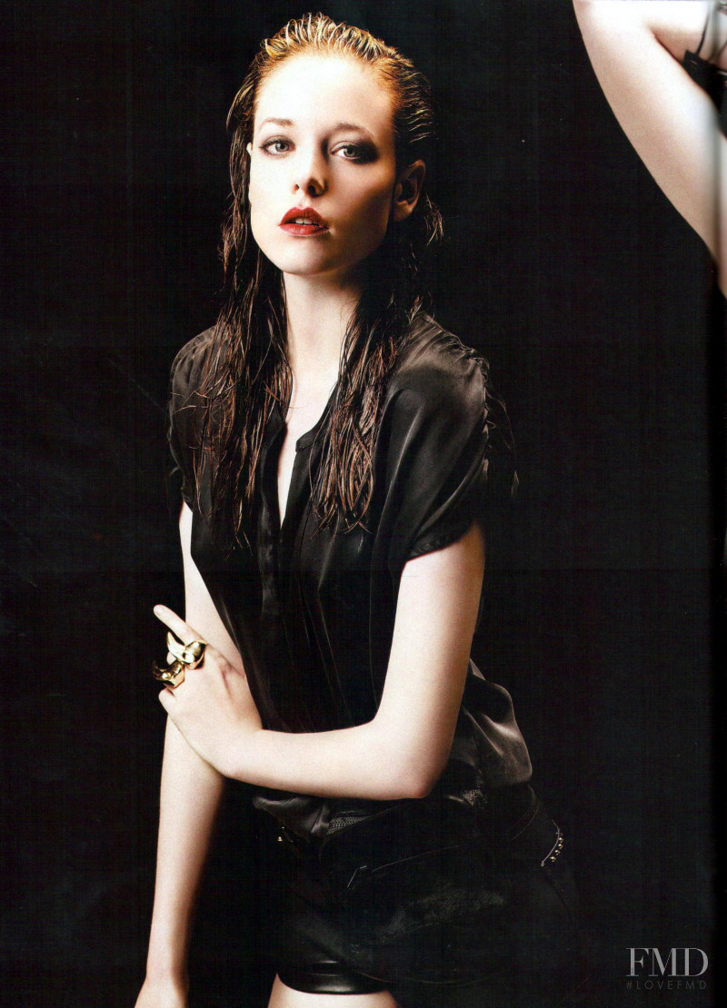 Valeria García featured in Back in Black, October 2012