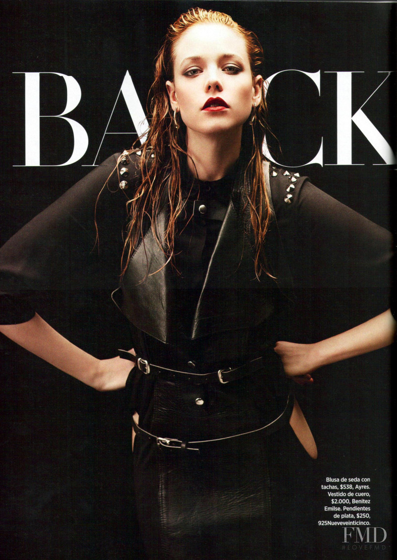 Valeria García featured in Back in Black, October 2012