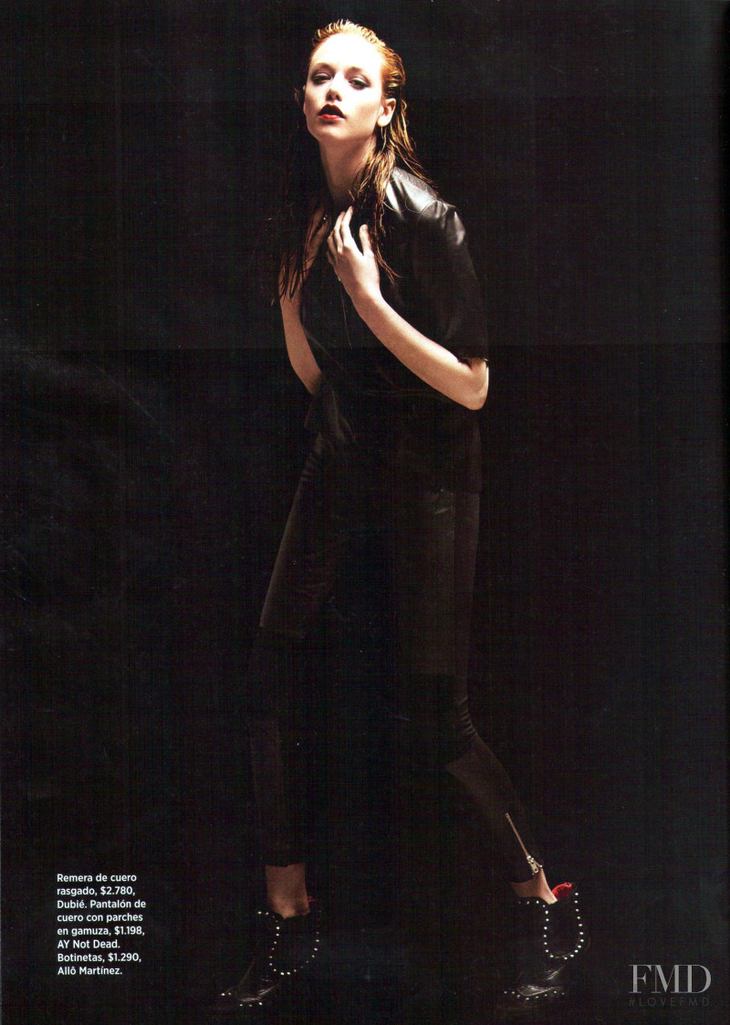 Valeria García featured in Back in Black, October 2012