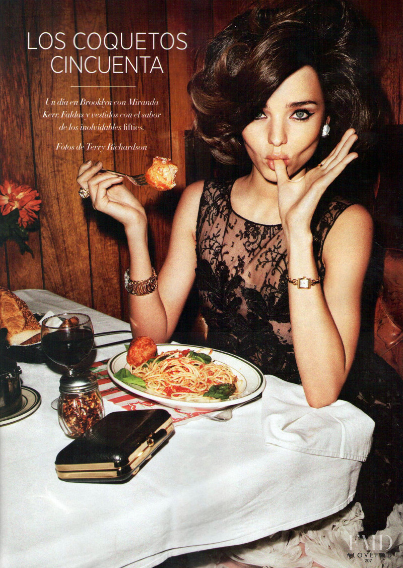 Miranda Kerr featured in Los Coquetos Cincuenta, October 2012