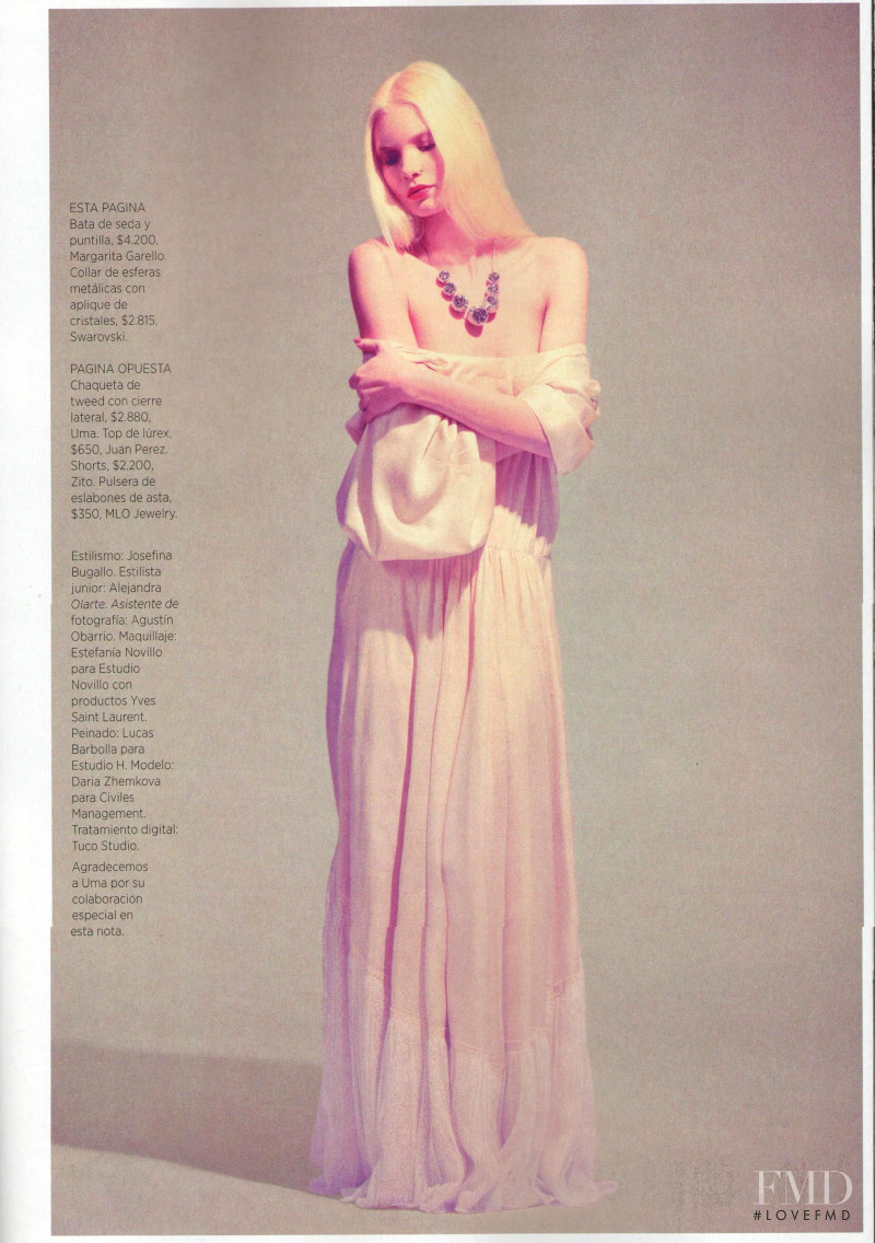 Daria Zhemkova featured in La Bella Daria, August 2012