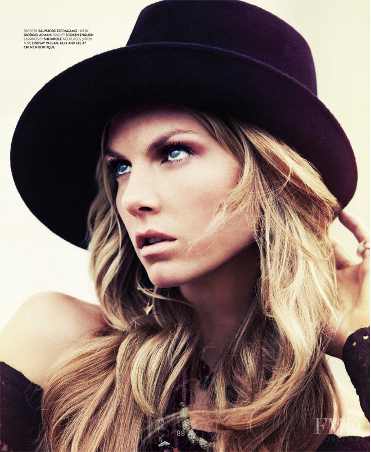 Angela Lindvall featured in Hallowed Ground, September 2012