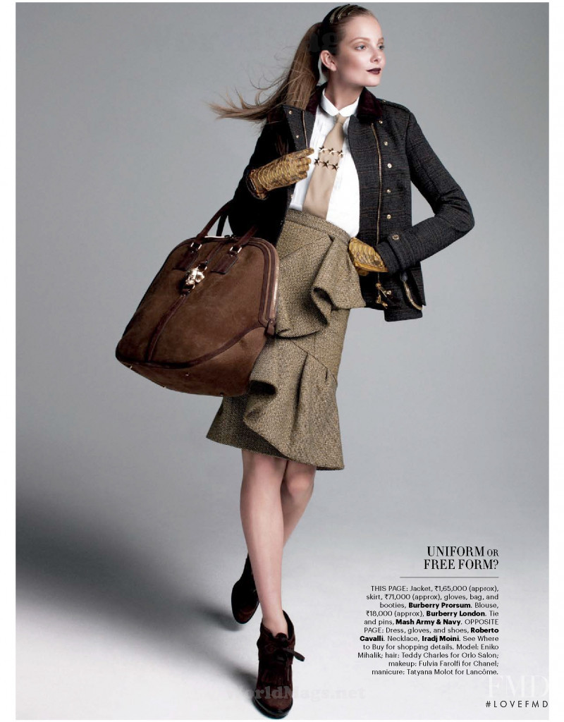 Eniko Mihalik featured in War & Peace, January 2013