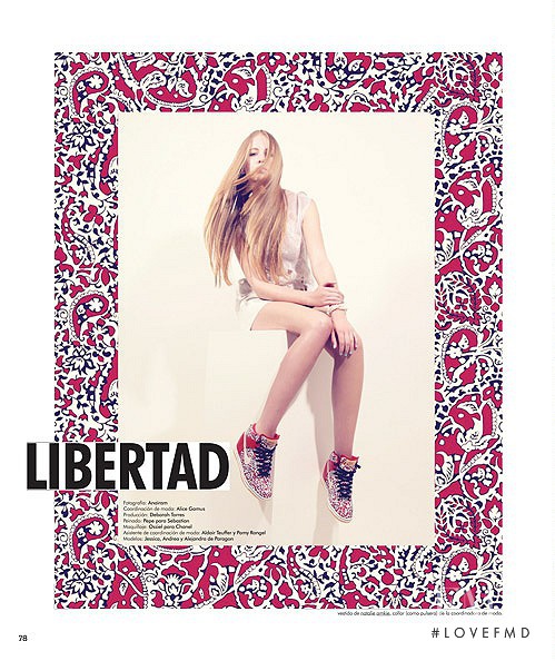 Jessica Ewer featured in Libertad, June 2012