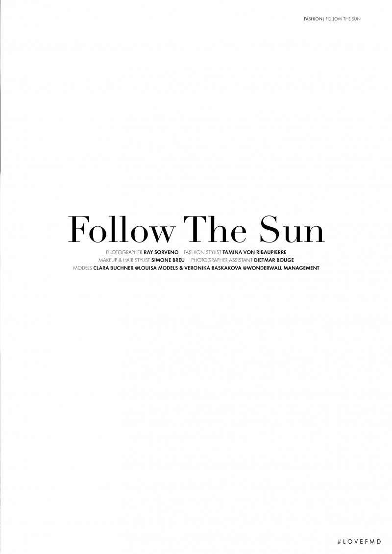 Follow The Sun, July 2016