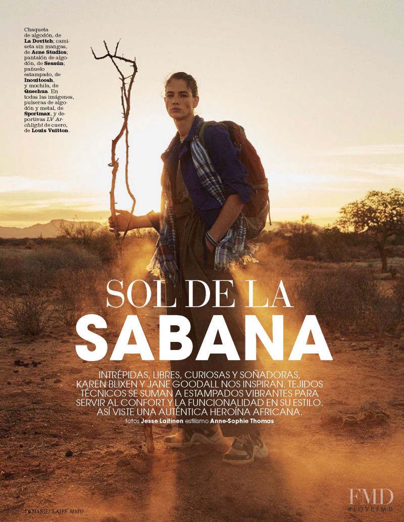 Crista Cober featured in Sol De La Sabana, May 2018