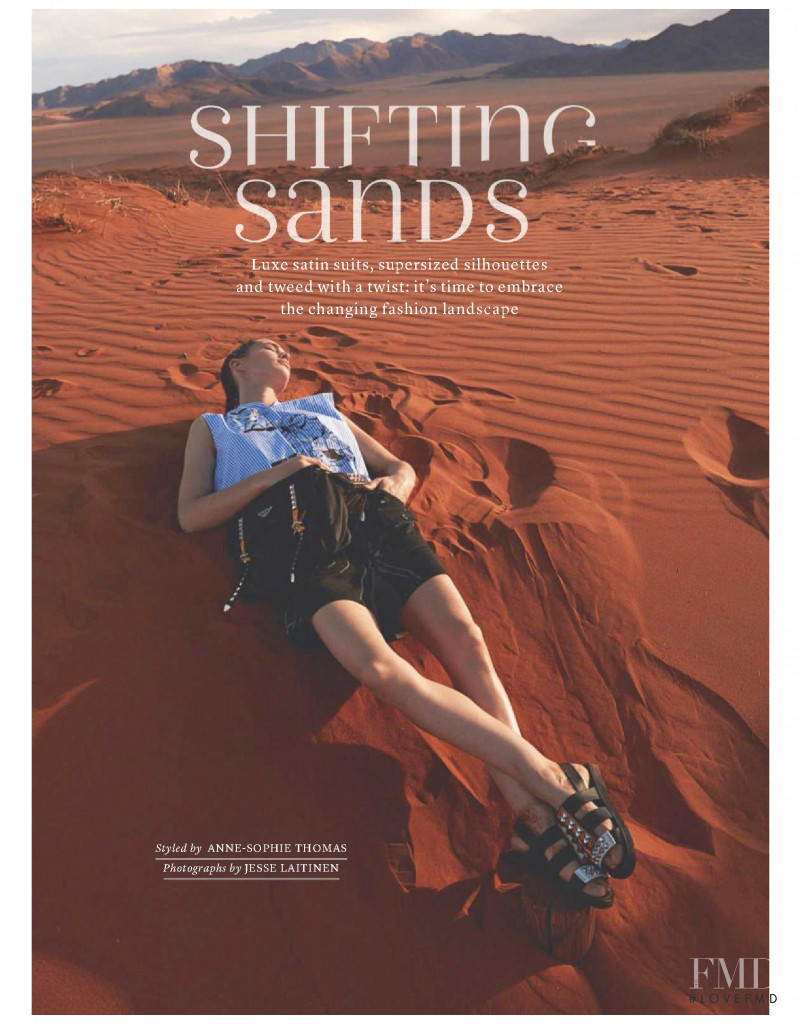 Crista Cober featured in Shifting Sands, June 2018