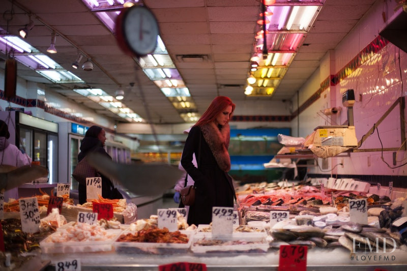 Teddy Quinlivan featured in Nick DeLieto captures Teddy Quinlivan in bed, washing up, and at the fish mongers, January 2018