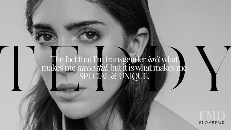 Teddy Quinlivan featured in For The Modeling Industry, The Future Is Transgender, February 2018