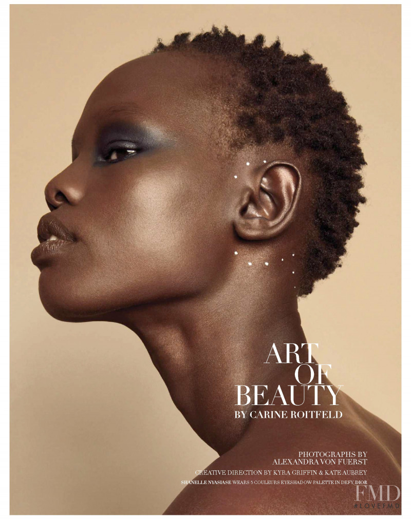 Shanelle Nyasiase featured in Art Of Beauty, May 2018