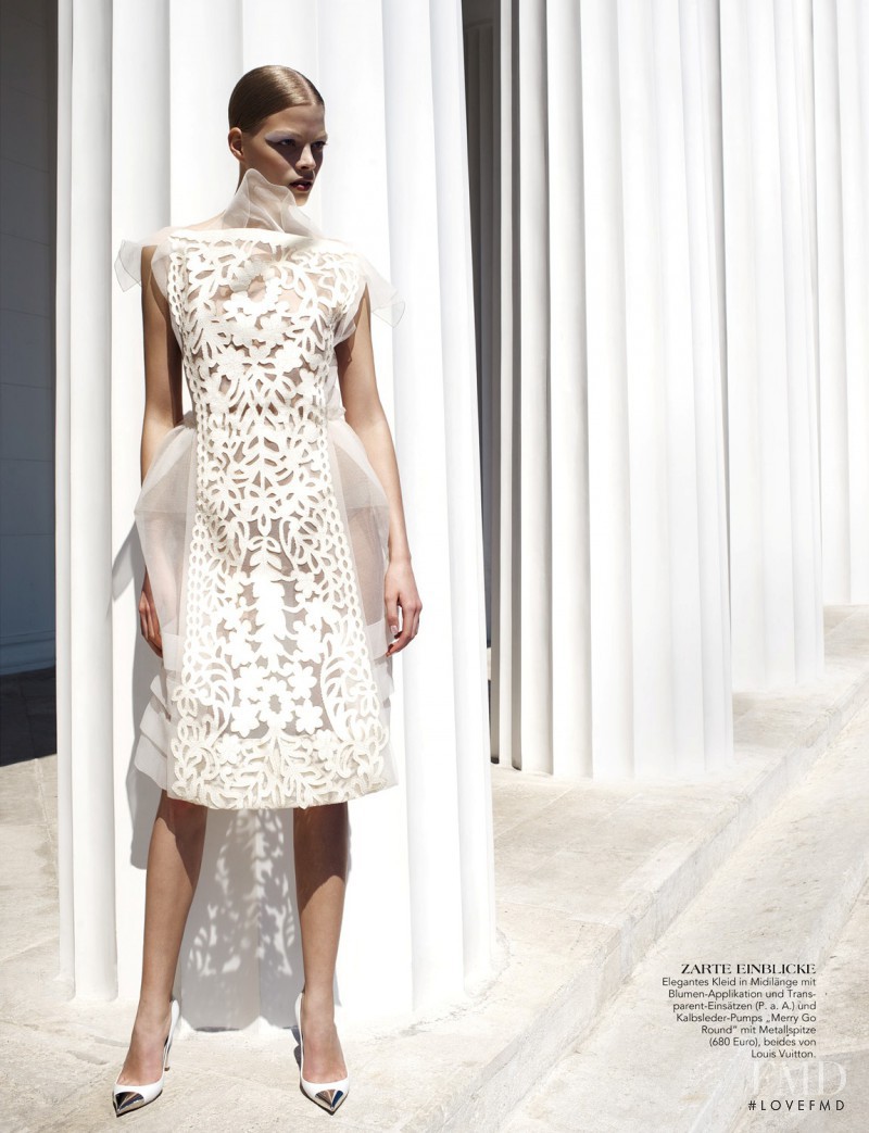 Franziska Frank featured in White Magic, September 2012