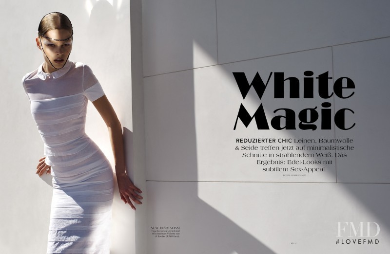 Franziska Frank featured in White Magic, September 2012