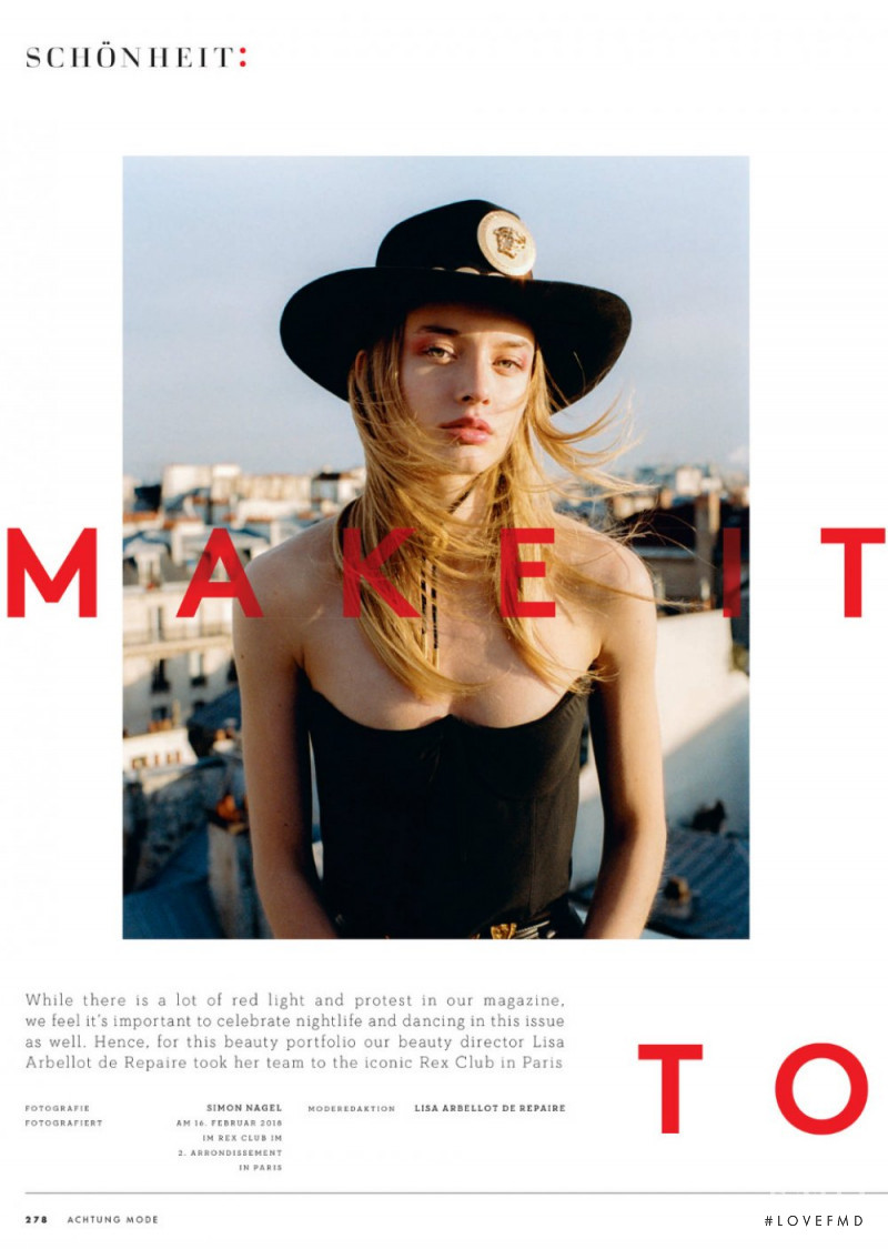 Giulia Maenza featured in Make It To Up Night, May 2018