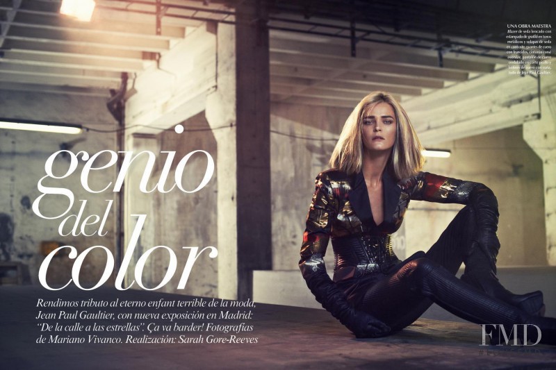 Carmen Kass featured in Genio Del Color, September 2012