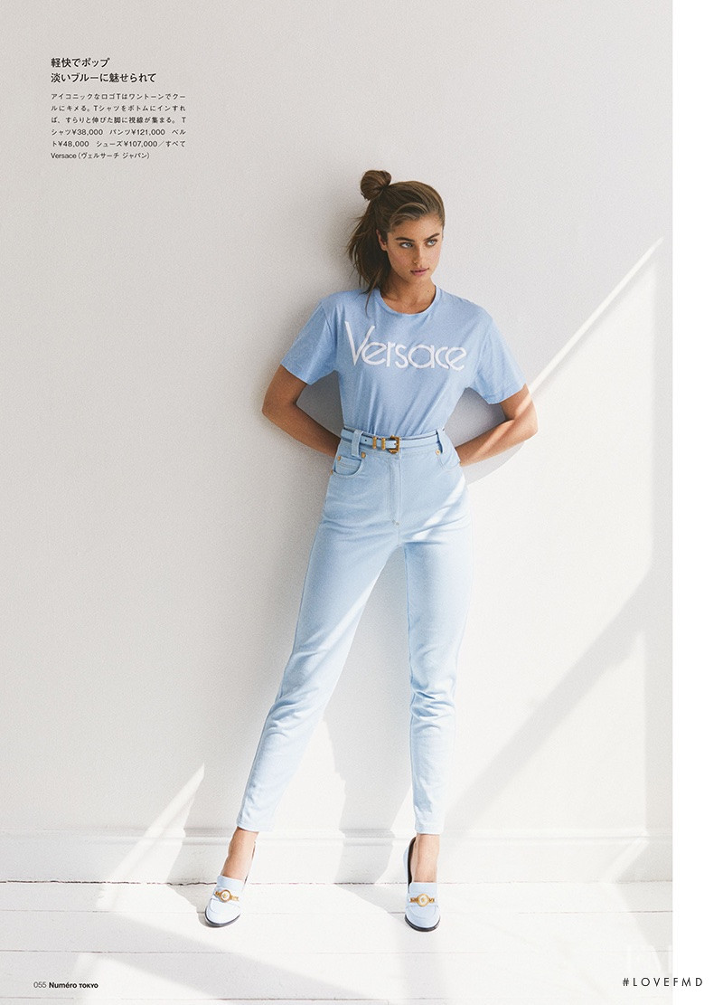 Taylor Hill featured in Taylor, Dressed Down, July 2017