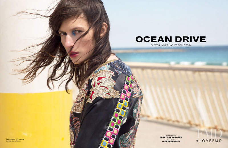 Karolina Laczkowska featured in Ocean Drive, June 2016