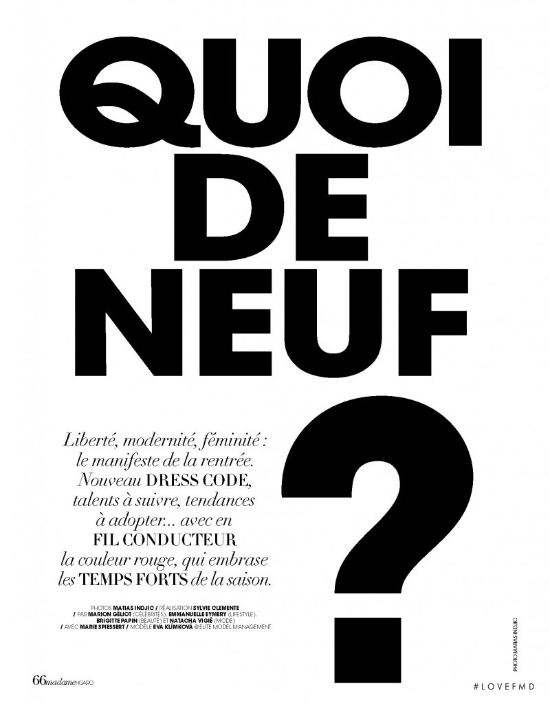 Quoi de Neuf?, August 2017