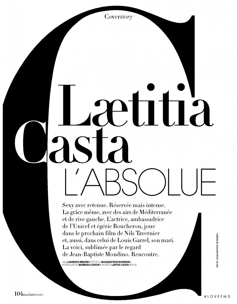 Laetitia Casta L\'Absolue, May 2018